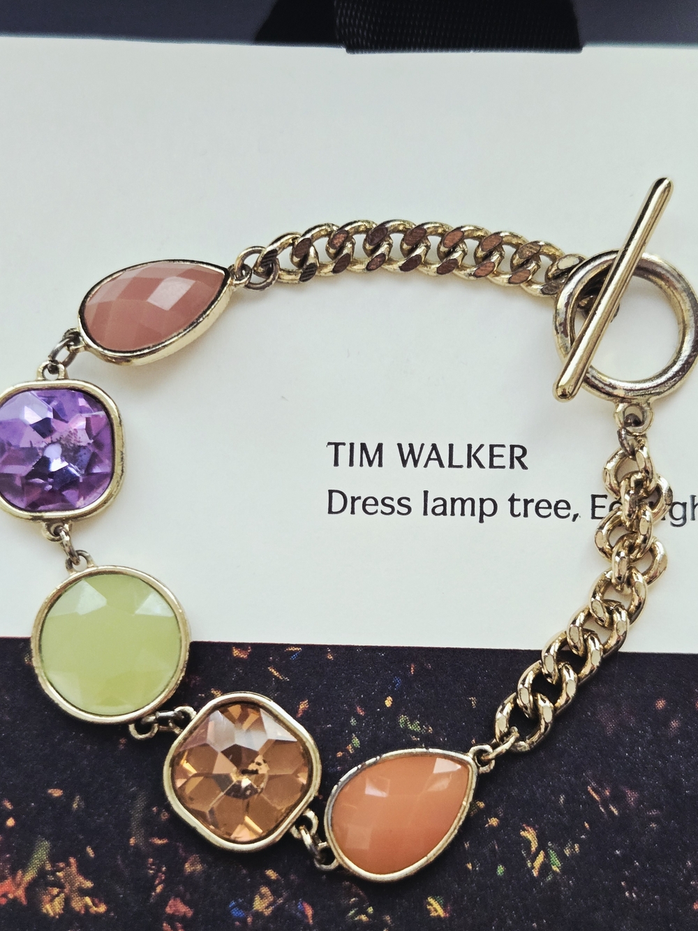 4/$20 Anthropologie | Statement Stone Toggle Bracelet